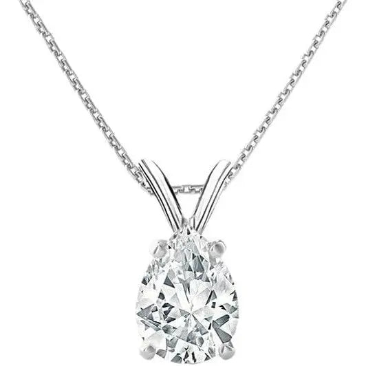 1/4 to 5 Carat IGI Certified Lab Diamond Pendant Necklace for Women - Future Jewelry
