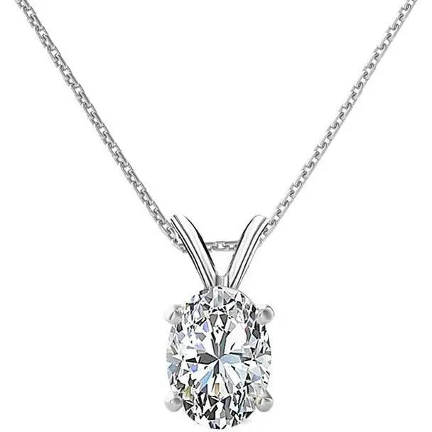 1/4 to 5 Carat IGI Certified Lab Diamond Pendant Necklace for Women - Future Jewelry