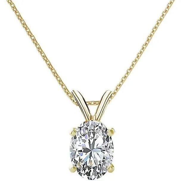 1/4 to 5 Carat IGI Certified Lab Diamond Pendant Necklace for Women - Future Jewelry