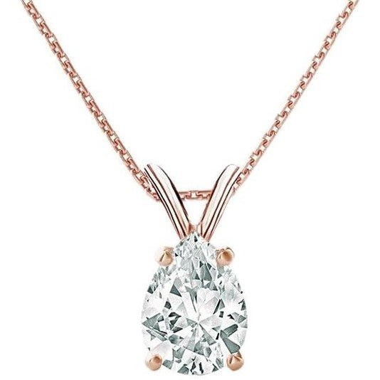 The Diamond Deal 1/4 Carat - 5 Carat | IGI Certified Lab Grown Diamond Pendant Necklace For Women | 14K White, Yellow Or Rose Gold - Future Jewelry