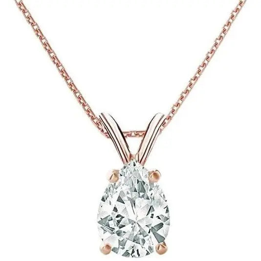 1/4 to 5 Carat IGI Certified Lab Diamond Pendant Necklace for Women - Future Jewelry