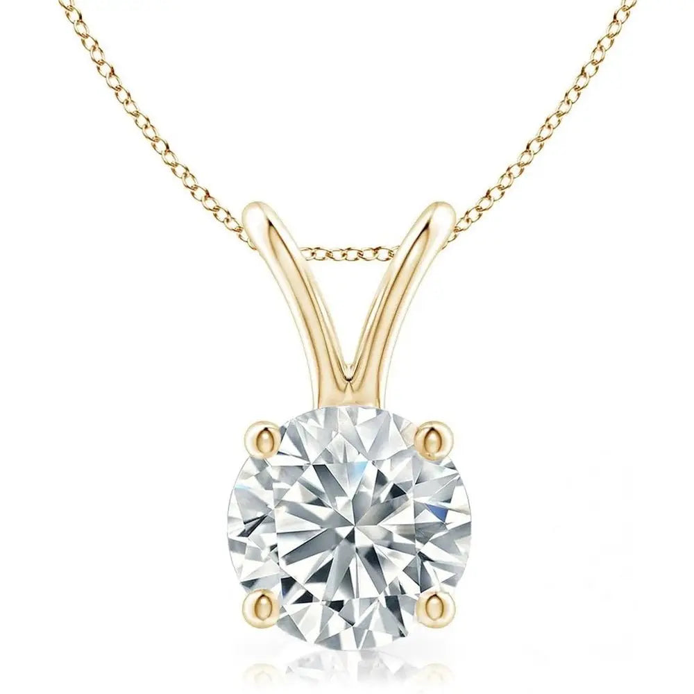 1/4 to 5 Carat IGI Certified Lab Diamond Pendant Necklace for Women - Future Jewelry