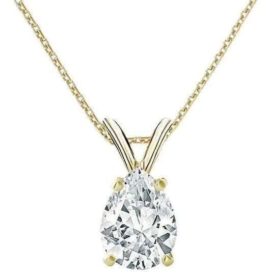 1/4 to 5 Carat IGI Certified Lab Diamond Pendant Necklace for Women - Future Jewelry