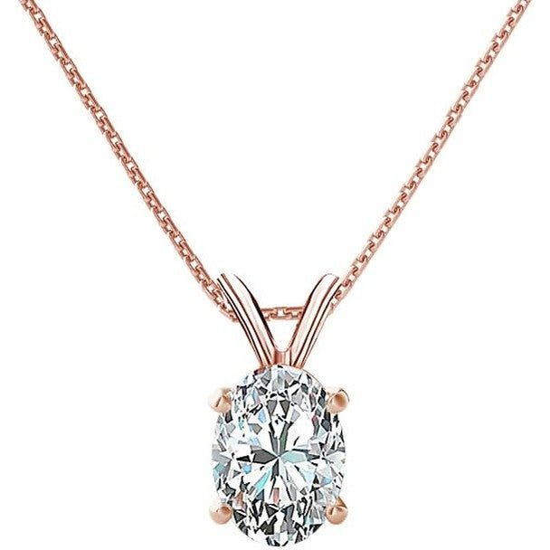 The Diamond Deal 1/4 Carat - 5 Carat | IGI Certified Lab Grown Diamond Pendant Necklace For Women | 14K White, Yellow Or Rose Gold - Future Jewelry