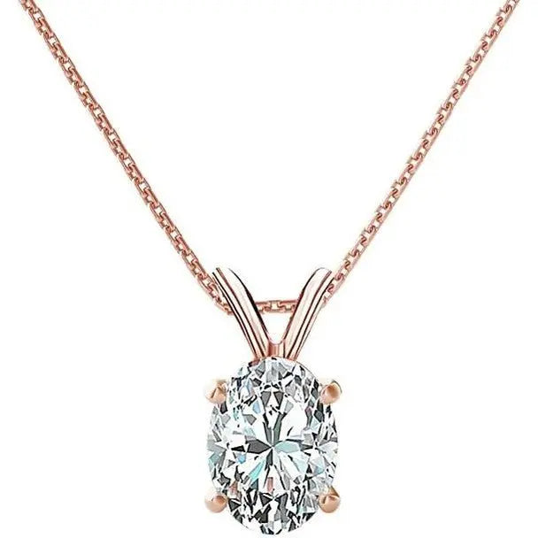 1/4 to 5 Carat IGI Certified Lab Diamond Pendant Necklace for Women - Future Jewelry