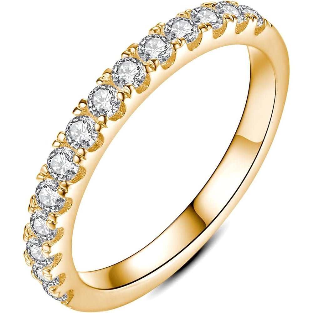 The Liora Band – Lab Grown Diamond Eternity Ring in 18K White Gold - Future Jewelry