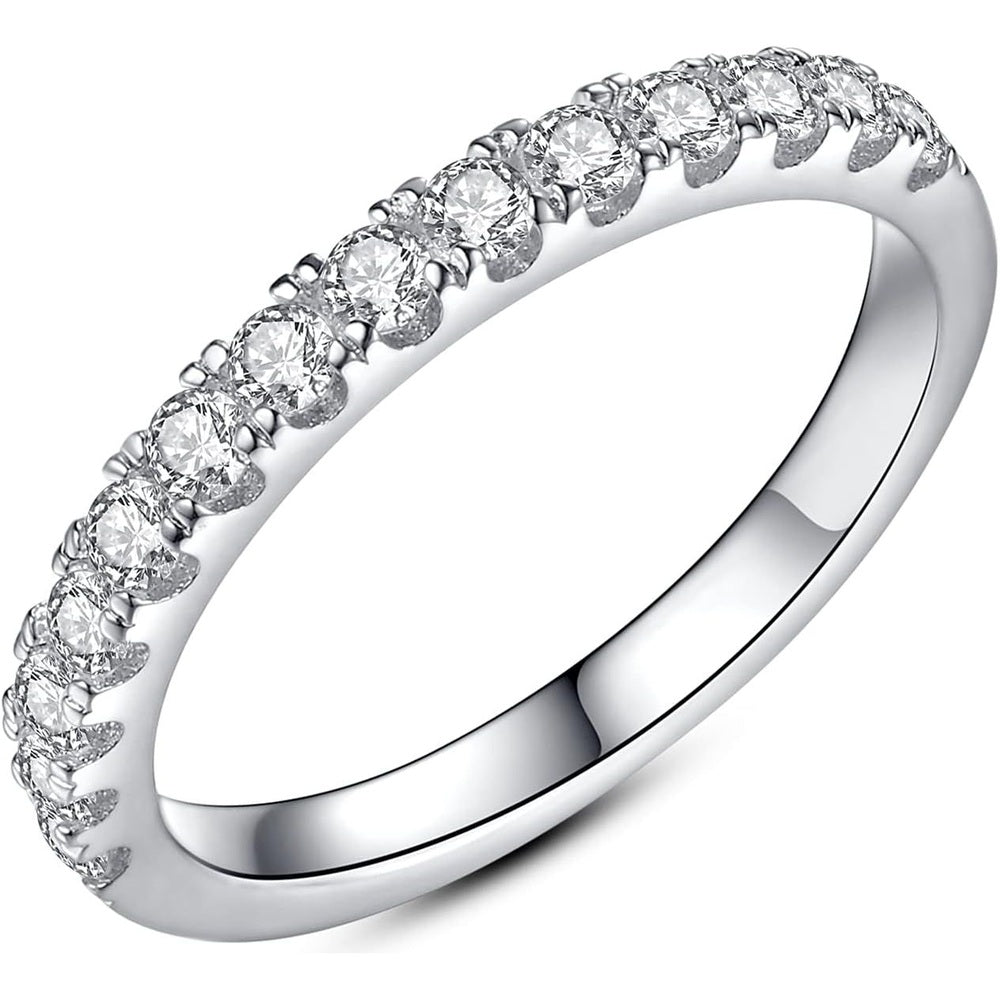 The Liora Band – Lab Grown Diamond Eternity Ring in 18K White Gold - Future Jewelry