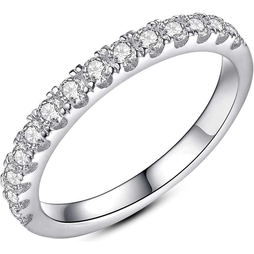 The Liora Band – Lab Grown Diamond Eternity Ring in 18K White Gold - Future Jewelry