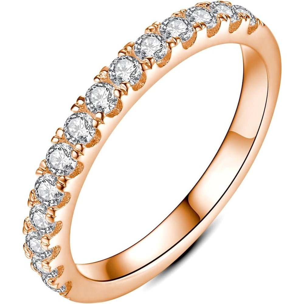 The Liora Band – Lab Grown Diamond Eternity Ring in 18K White Gold - Future Jewelry