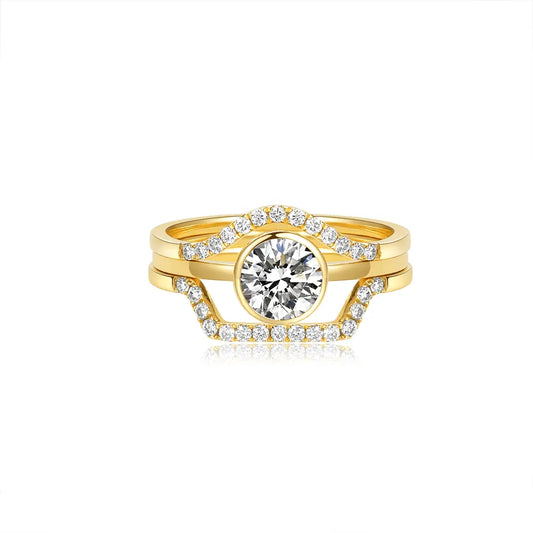 The Timeless Custom Classic Ring in 14K with Lab Grown Diamonds - Future Jewelry