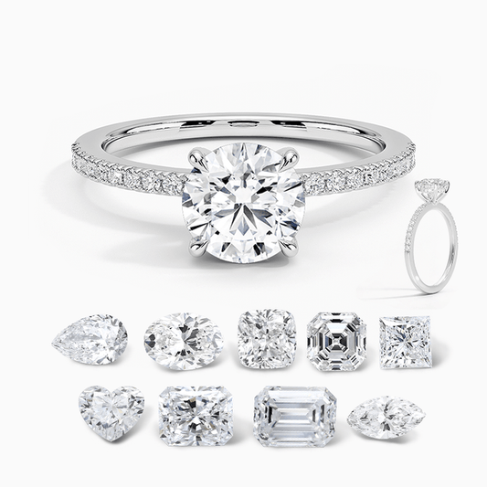 The Versatile Elegance Ring in 14K White Gold with Lab Grown Diamonds - Future Jewelry