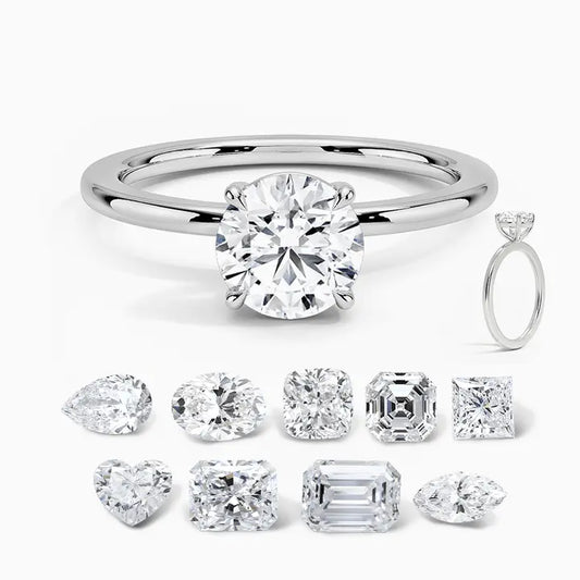 The Versatile Elegance Ring in 14K White Gold with Lab Grown Diamonds - Future Jewelry