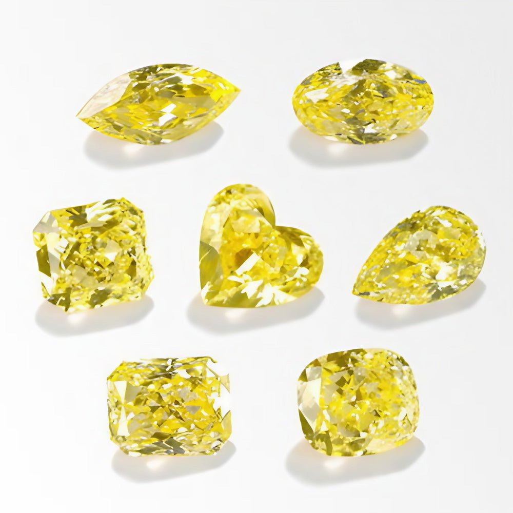 Yellow and Pink Fancy and Round Loose Diamonds IGI Certified - Future Jewelry
