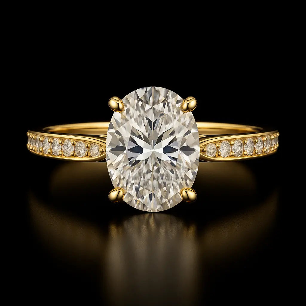 2.50 Carat Lab Diamond Ring in 14K Yellow Gold Future Jewelry