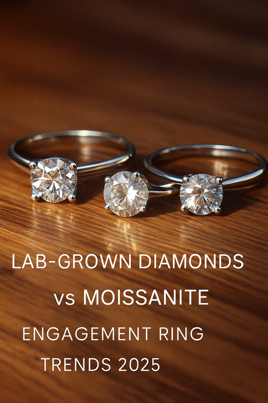 Lab grown diamond vs moissanite