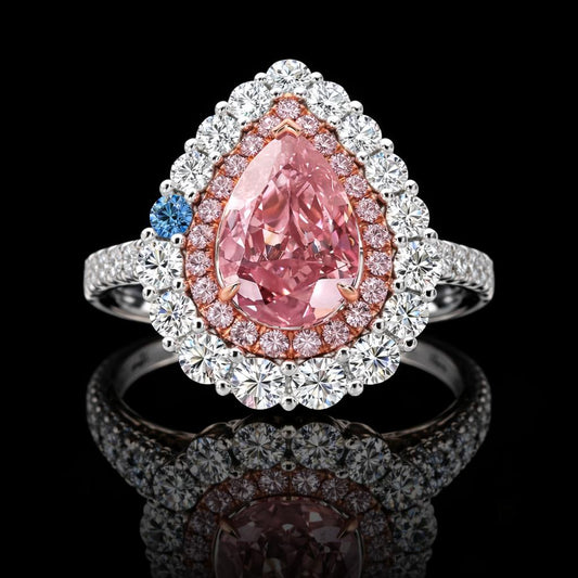 lab diamond jewelry pink