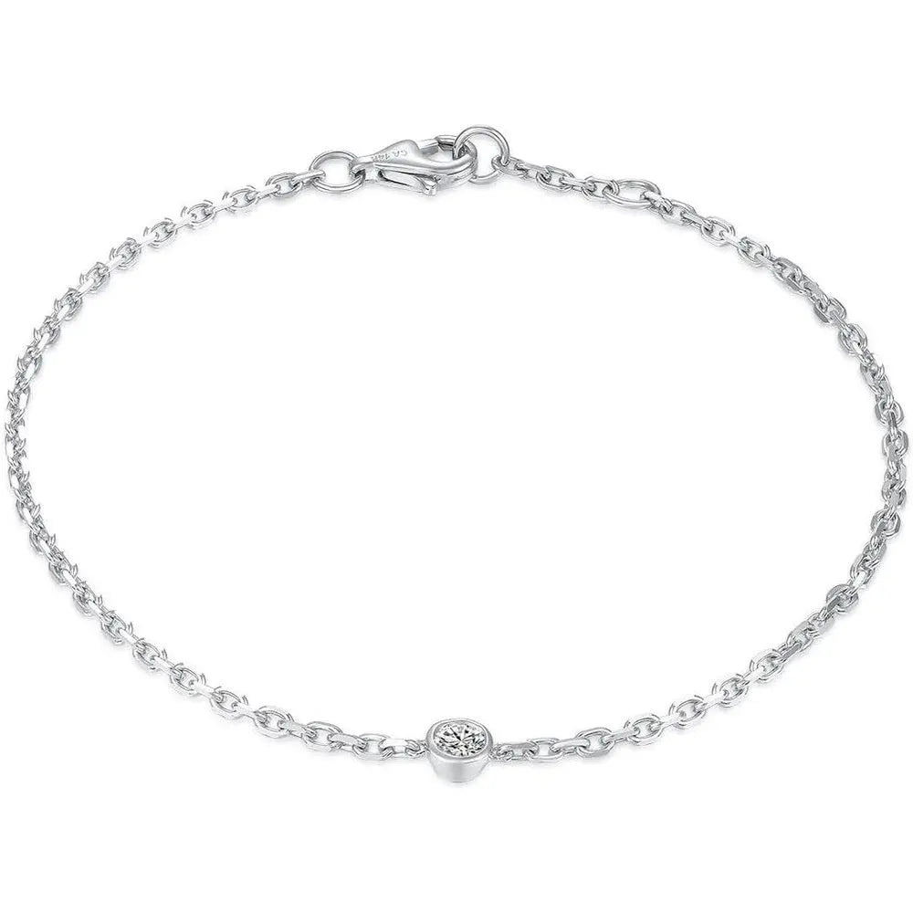 0.32 Carat Lab Grown Diamond Station Bracelet - Future Jewelry