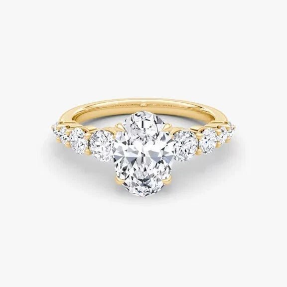 3 Carat Oval Lab Grown Diamond Ring - Future Jewelry