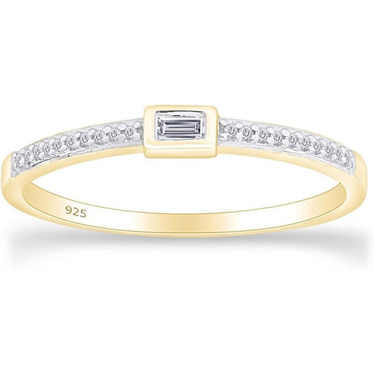 0.10 Carat Lab Grown Diamond Stackable Wedding Band Ring - Future Jewelry