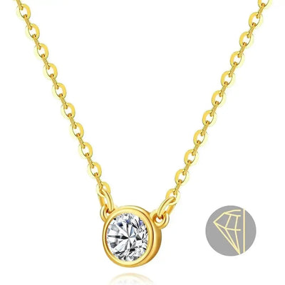 0.15 Carat Lab Grown Diamond Solitaire Necklace