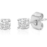 0.25 to 1 Carat Lab Grown Diamond Stud Earrings, 14K Gold