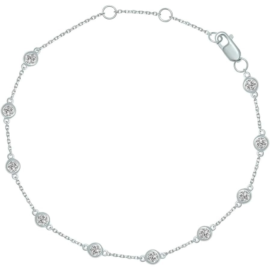 0.25–1.00 Carat Lab Grown Diamond Station Bracelet - Future Jewelry
