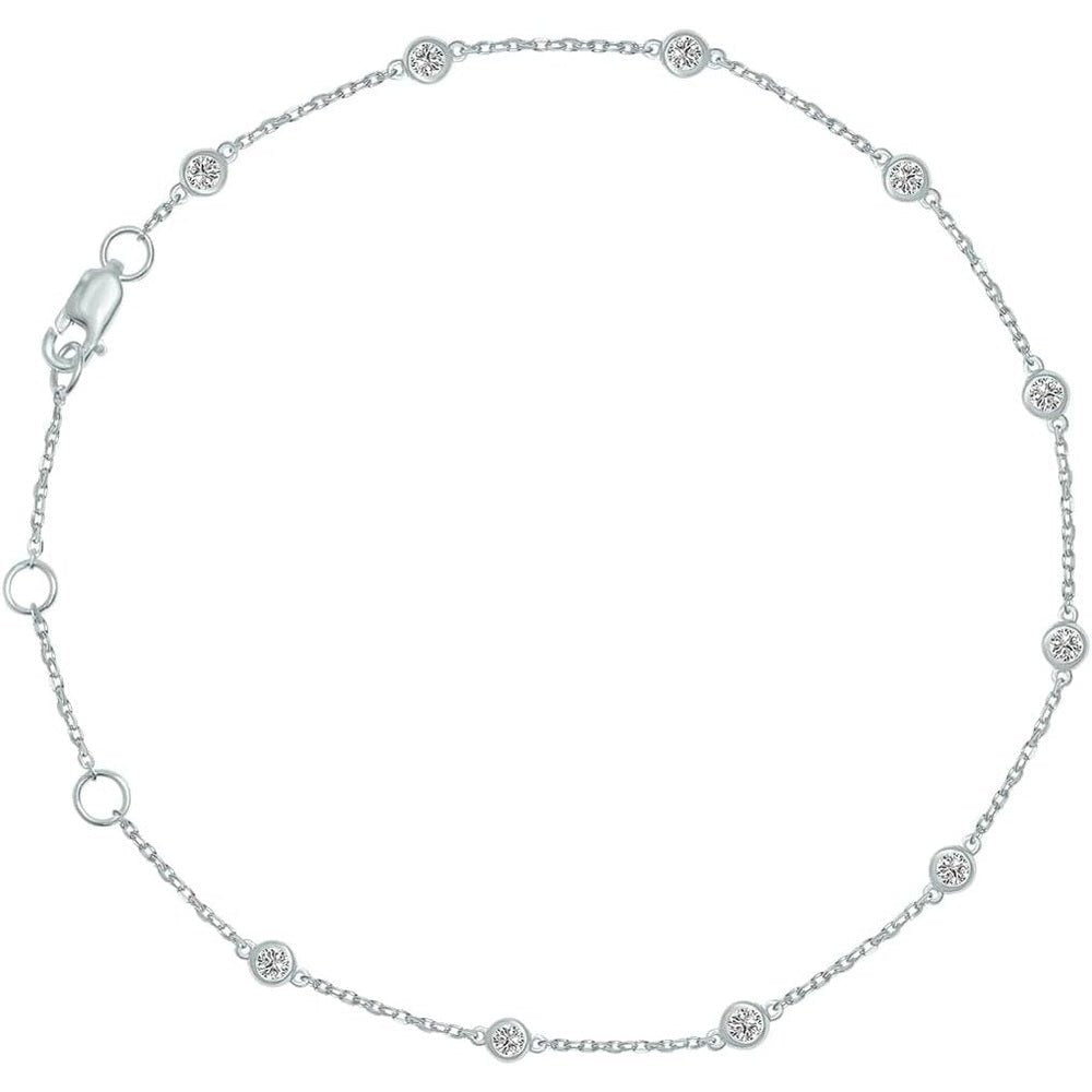 0.25–1.00 Carat Lab Grown Diamond Station Bracelet - Future Jewelry