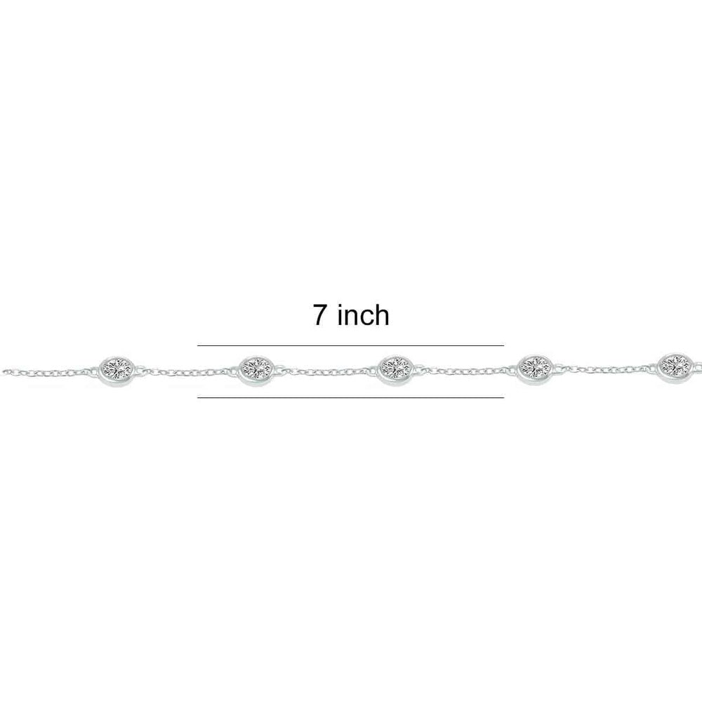 0.25–1.00 Carat Lab Grown Diamond Station Bracelet - Future Jewelry