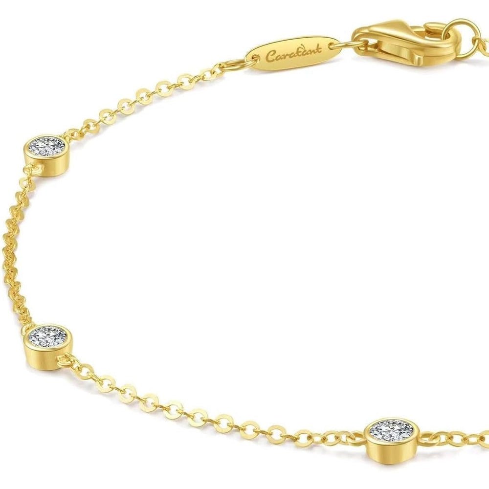 0.32 Carat Lab Grown Diamond Station Bracelet - Future Jewelry