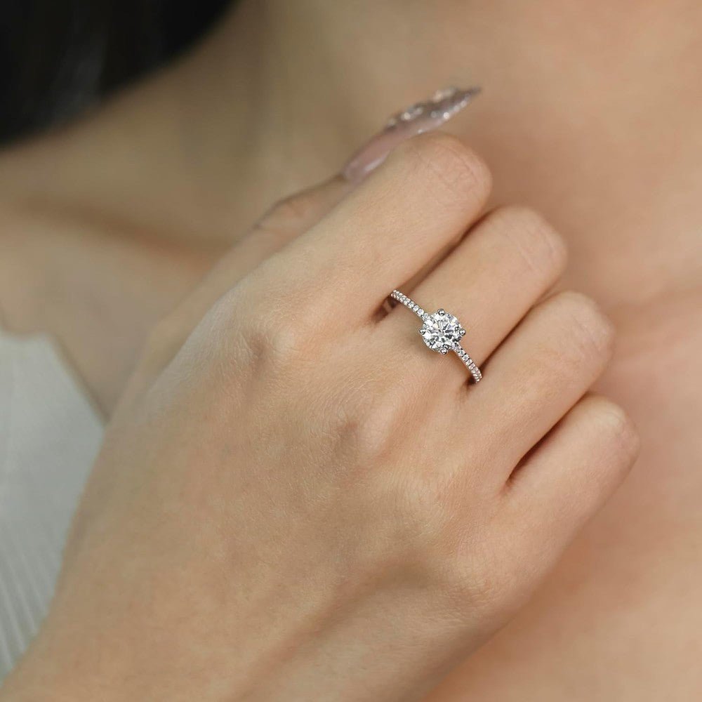 0.41 Carat - 1.19 Carat Lab Grown Diamond Solitaire Ring - Future Jewelry