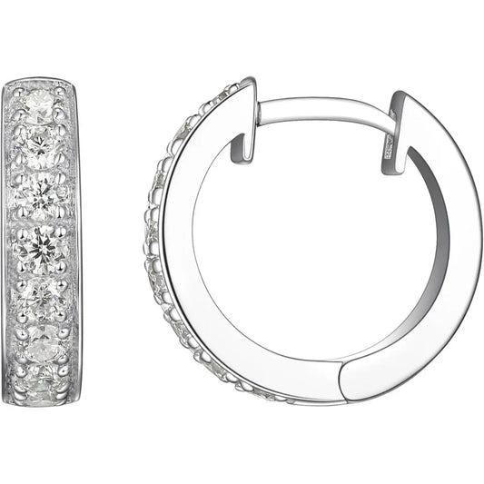 0.50 Carat Lab Grown Diamond Hoop Earrings - Future Jewelry