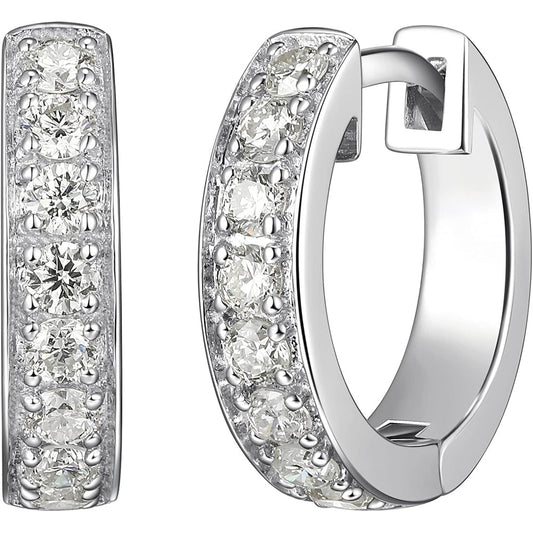 0.50 Carat Lab Grown Diamond Hoop Earrings - Future Jewelry