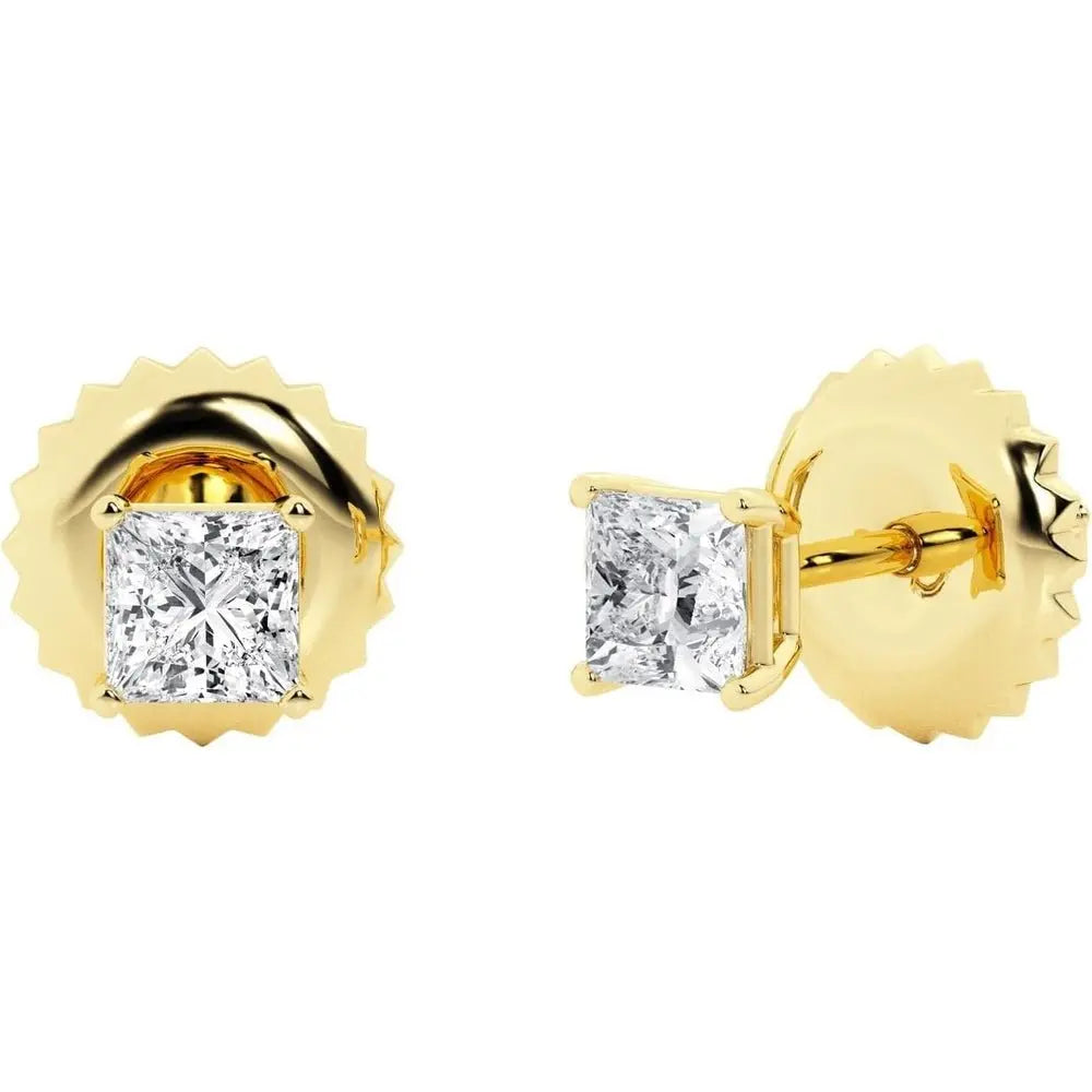 0.50-3 Carat Lab Grown Diamond Stud Earrings in 14K Gold - Future Jewelry