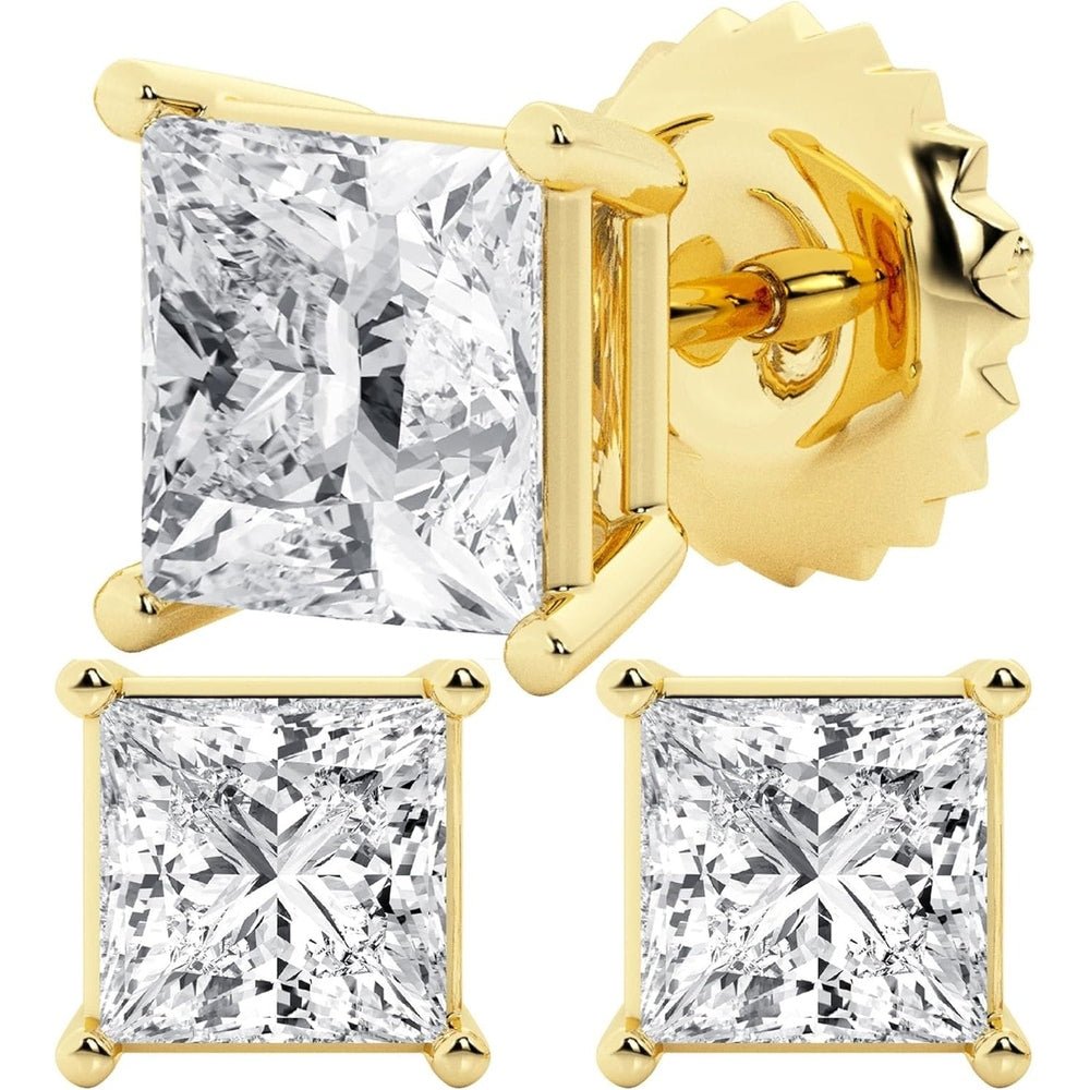 0.50–7 Carat Lab Grown Diamond Stud Earrings in 14K Gold - Future Jewelry