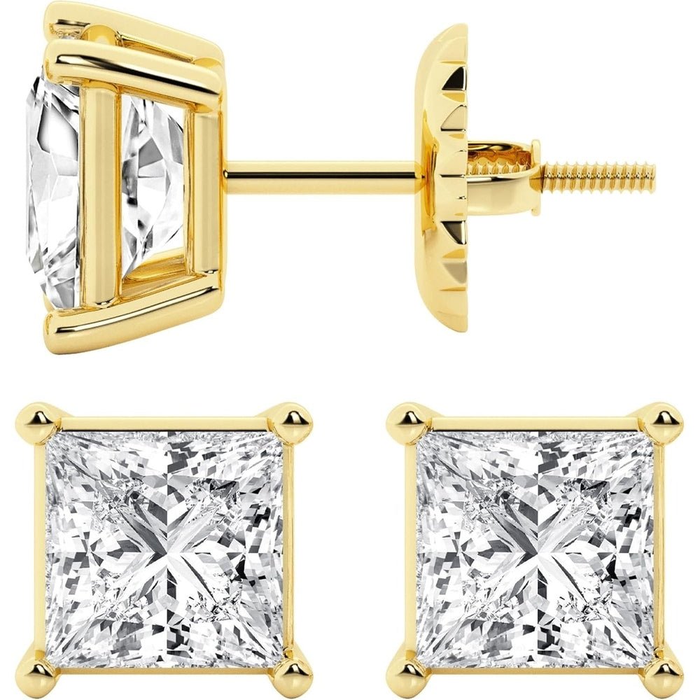0.50–7 Carat Lab Grown Diamond Stud Earrings in 14K Gold - Future Jewelry