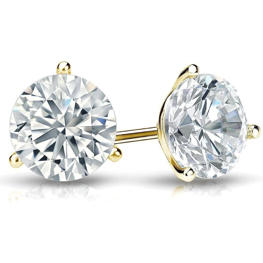 0.5–5 Carat Lab Grown Diamond Stud Earrings in 14K Gold - Future Jewelry