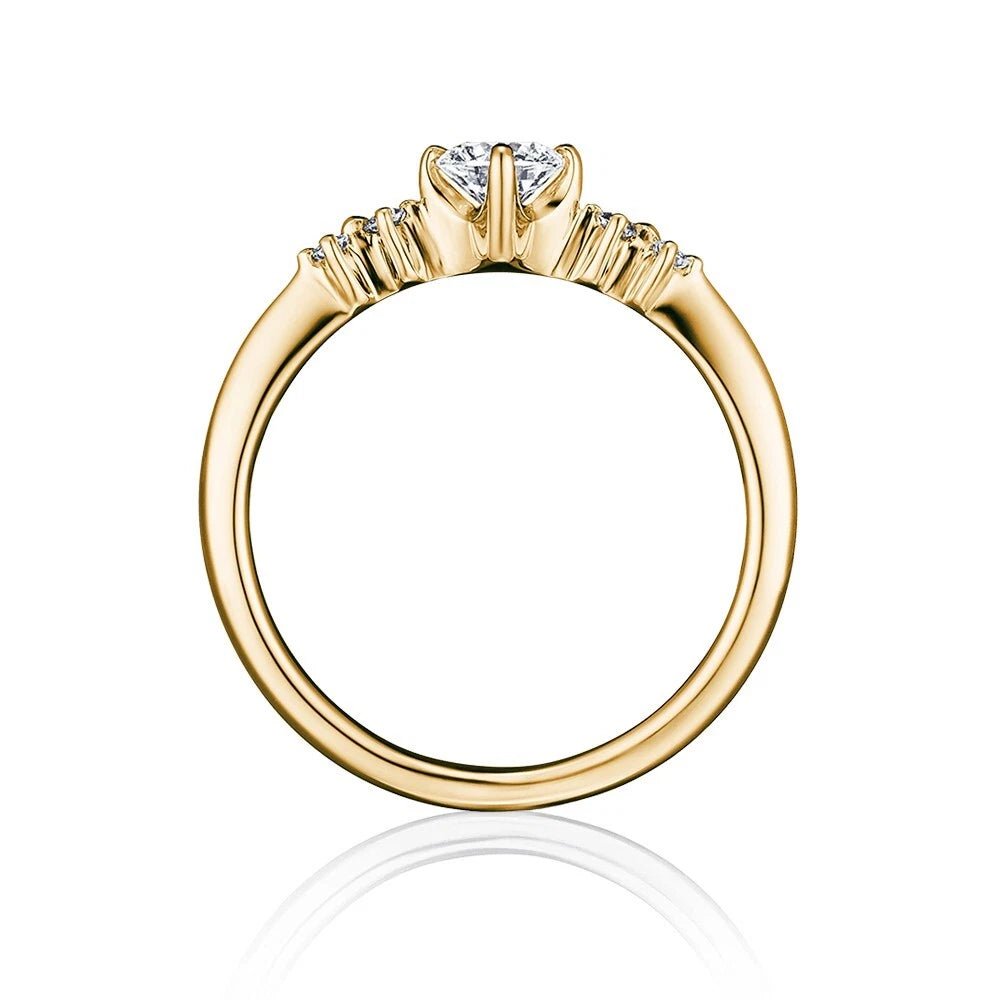 0.58 Carat Lab - Grown Diamond Engagement Ring in 14K Yellow Gold - Future Jewelry
