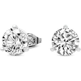 1 to 12 Carat Lab Grown Diamond Stud Earrings, 14K Gold, IGI Certified