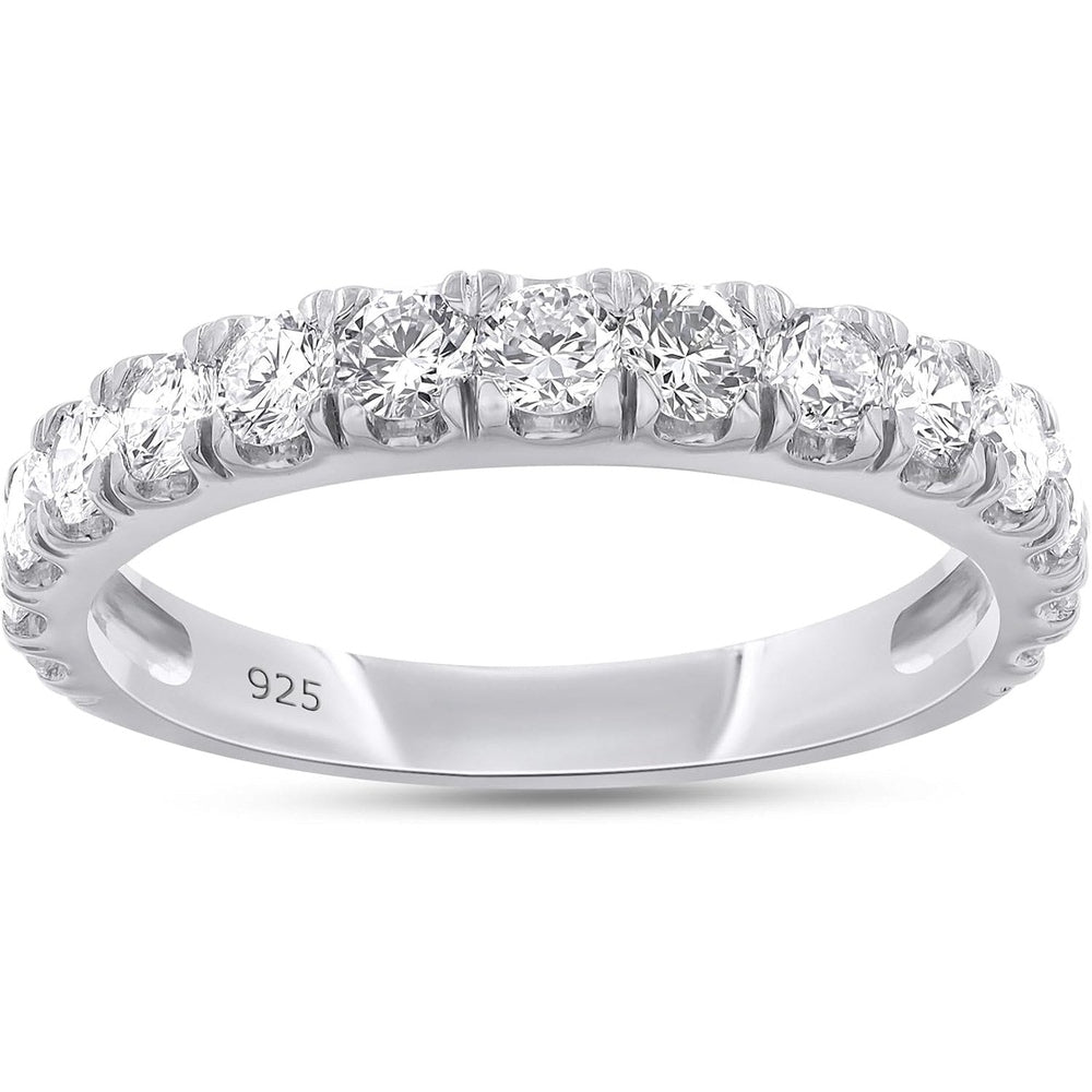 1 Carat Half Eternity Lab Grown Diamond Band in 14K Gold - Future Jewelry