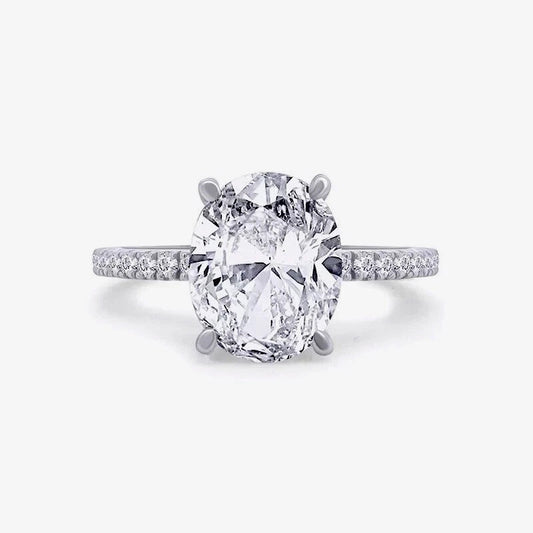 1 Carat Lab - Grown Diamond Engagement Ring in 14K White Gold - Future Jewelry