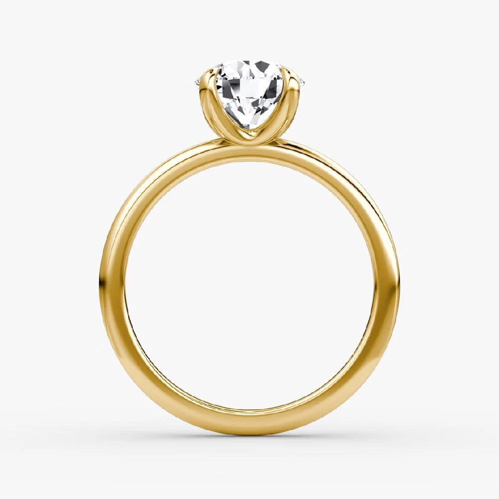1 Carat Lab - Grown Diamond Engagement Ring in 18K Yellow Gold - Future Jewelry