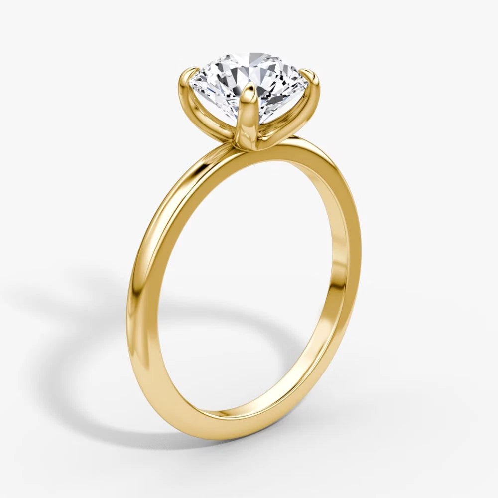 1 Carat Lab - Grown Diamond Engagement Ring in 18K Yellow Gold - Future Jewelry