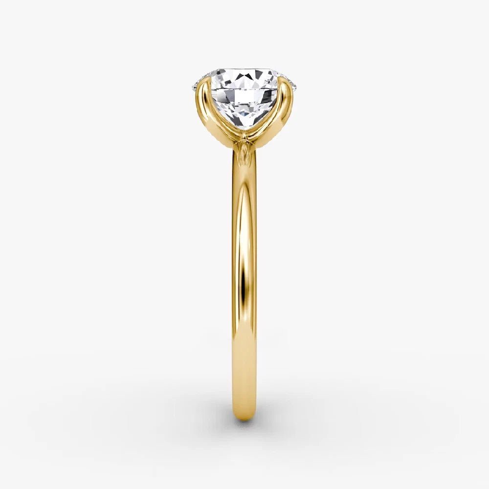 1 Carat Lab - Grown Diamond Engagement Ring in 18K Yellow Gold - Future Jewelry