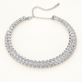 10 Carat Lab Grown Diamond Necklace, 14K White Gold, IGI Certified
