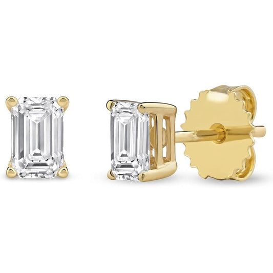 1.00 Carat Lab Grown Diamond Solitaire Stud Earrings - Future Jewelry