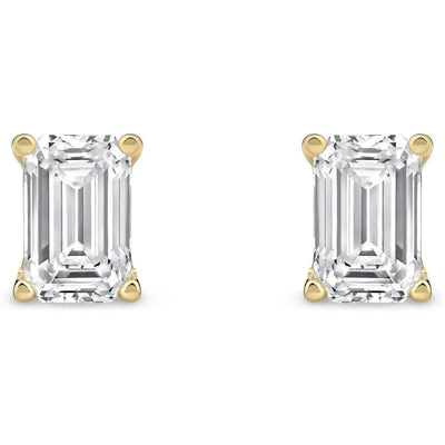 1 Carat Lab Grown Diamond Solitaire Stud Earrings