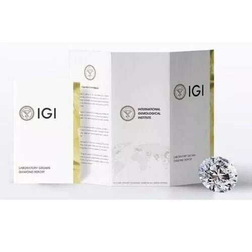 1.00 Carat Oval Lab Grown Diamond Ring IGI 14K White Gold - Future Jewelry