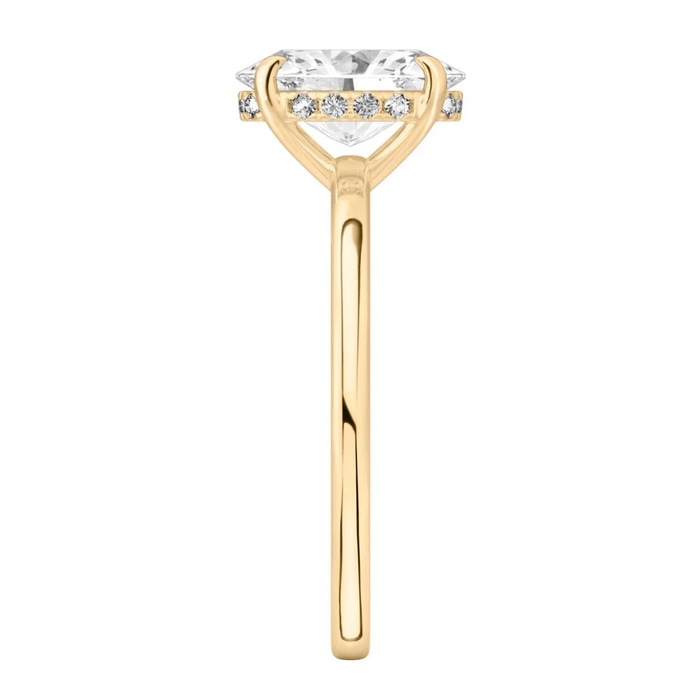1.10 Carat Lab Grown Diamond Ring in 18K Yellow Gold - Future Jewelry