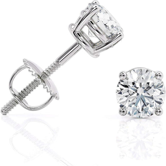 1–10 Carat Lab Grown Diamond Stud Earrings 14K Gold - Future Jewelry