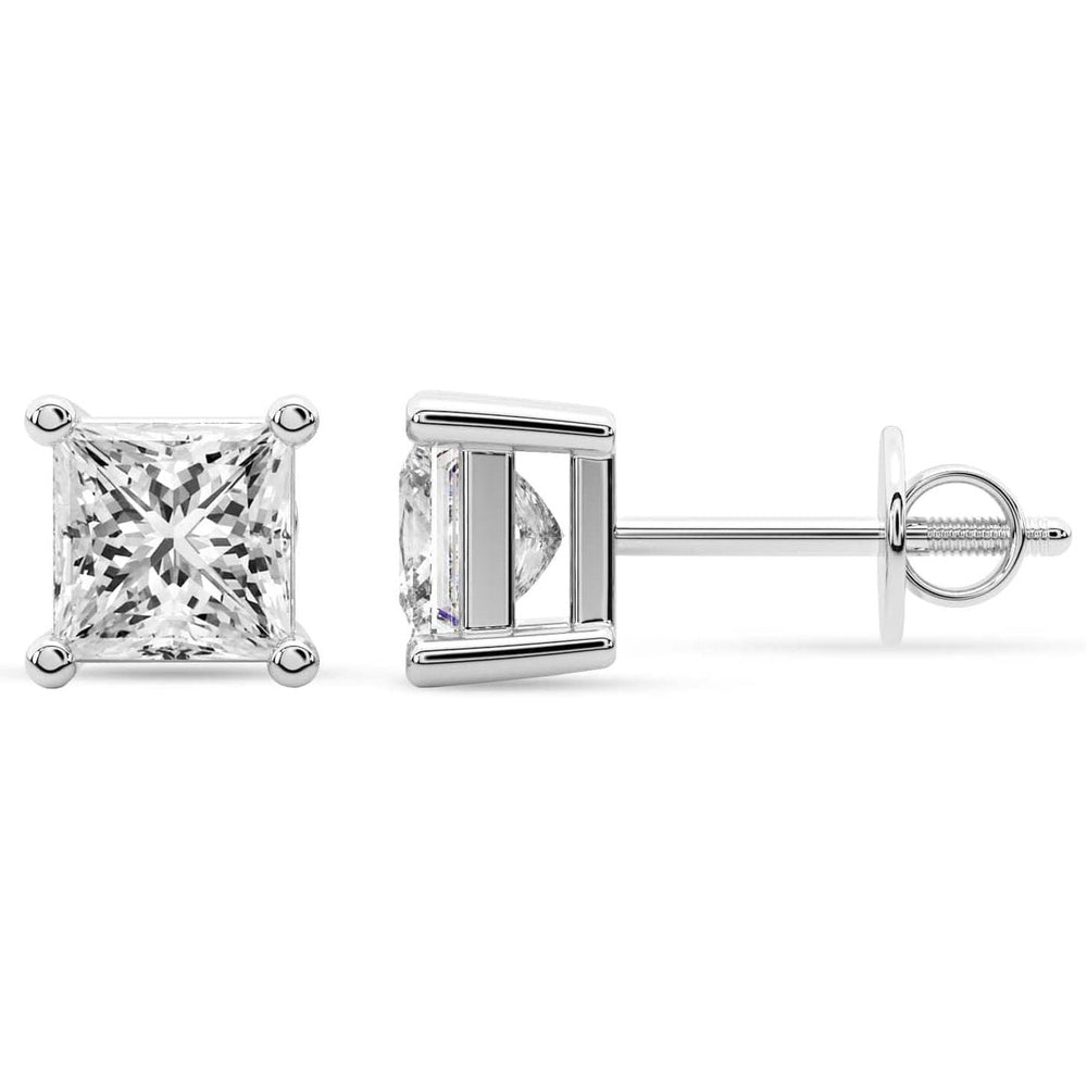 1–12 Carat Lab Grown Diamond Stud Earrings in 14K Gold - Future Jewelry